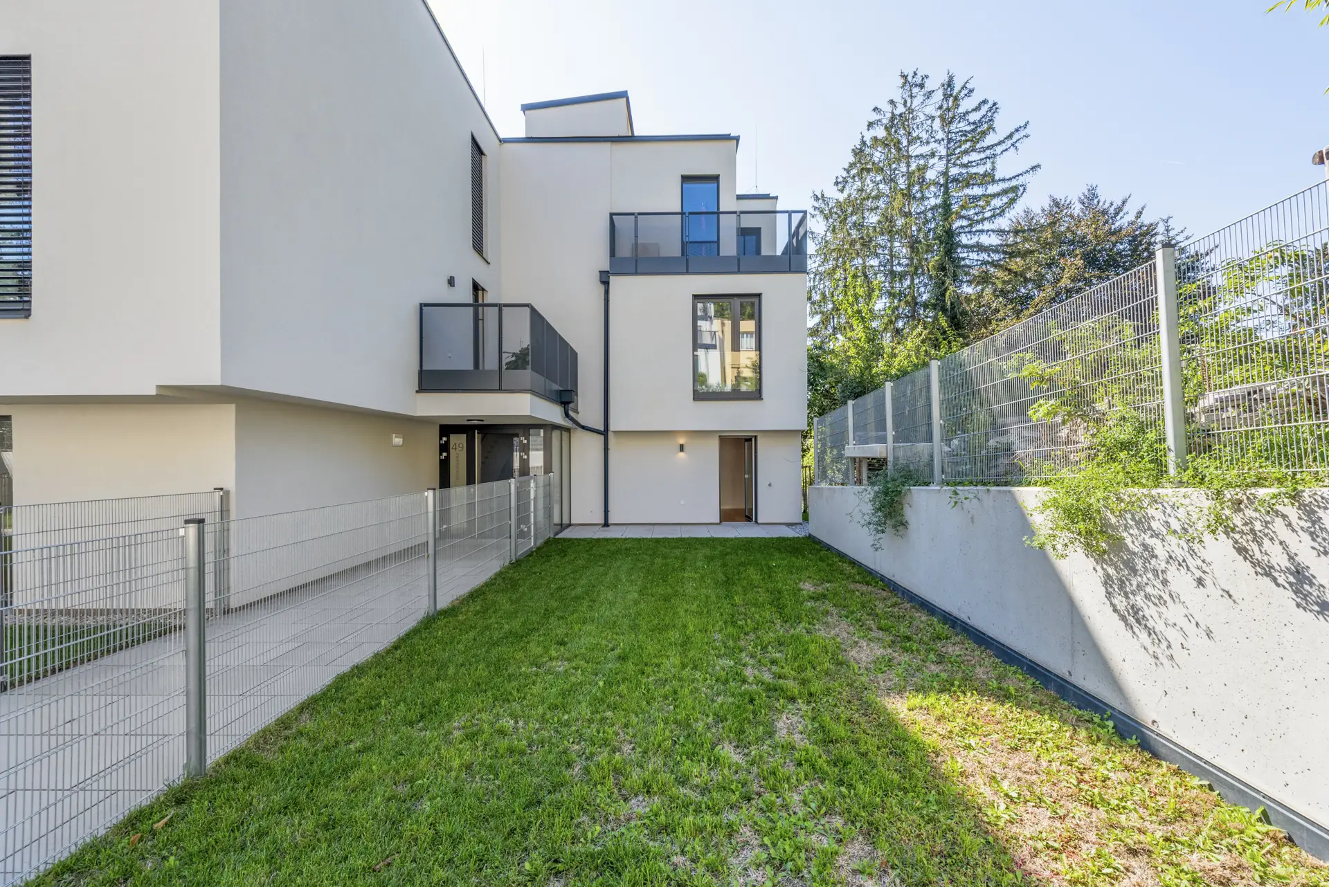 Garten der Wohnung