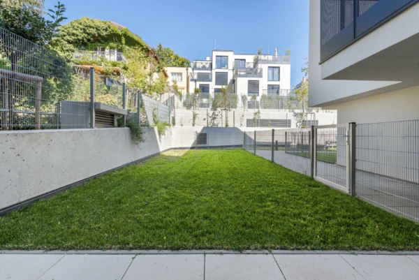 Garten der Eigentumswohnung